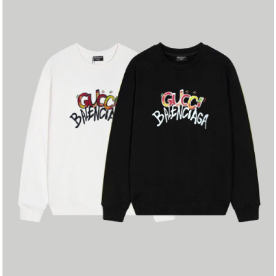 Balenciaga x Gucci print crewneck sweatshirt